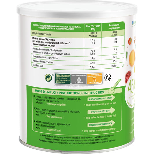 KARELEA Detox/Dehydrierte Suppe aus grünem Gemüse