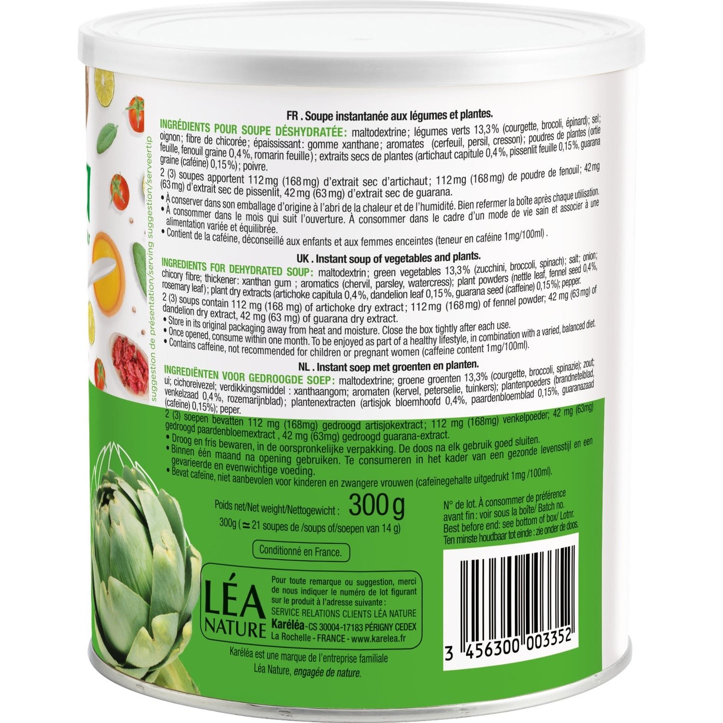 KARELEA Detox/Green Vegetable Dehydrated Soup