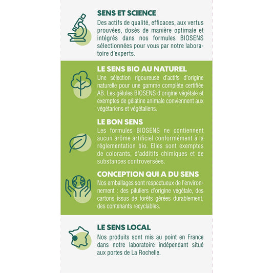 Complément alimentaire ventre plat Bio BIOSENS