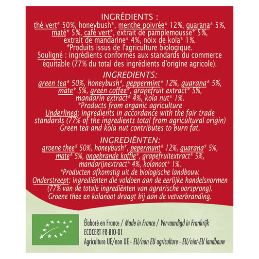 Thé Vert Bruleur Bio JARDIN BIO ETIC