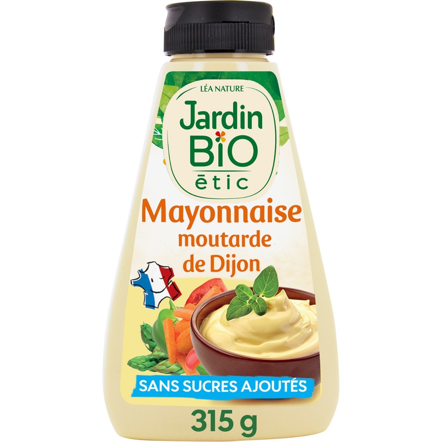 Mayonnaise à la Moutarde de Dijon Bio JARDIN BIO ETIC le flacon de 315g