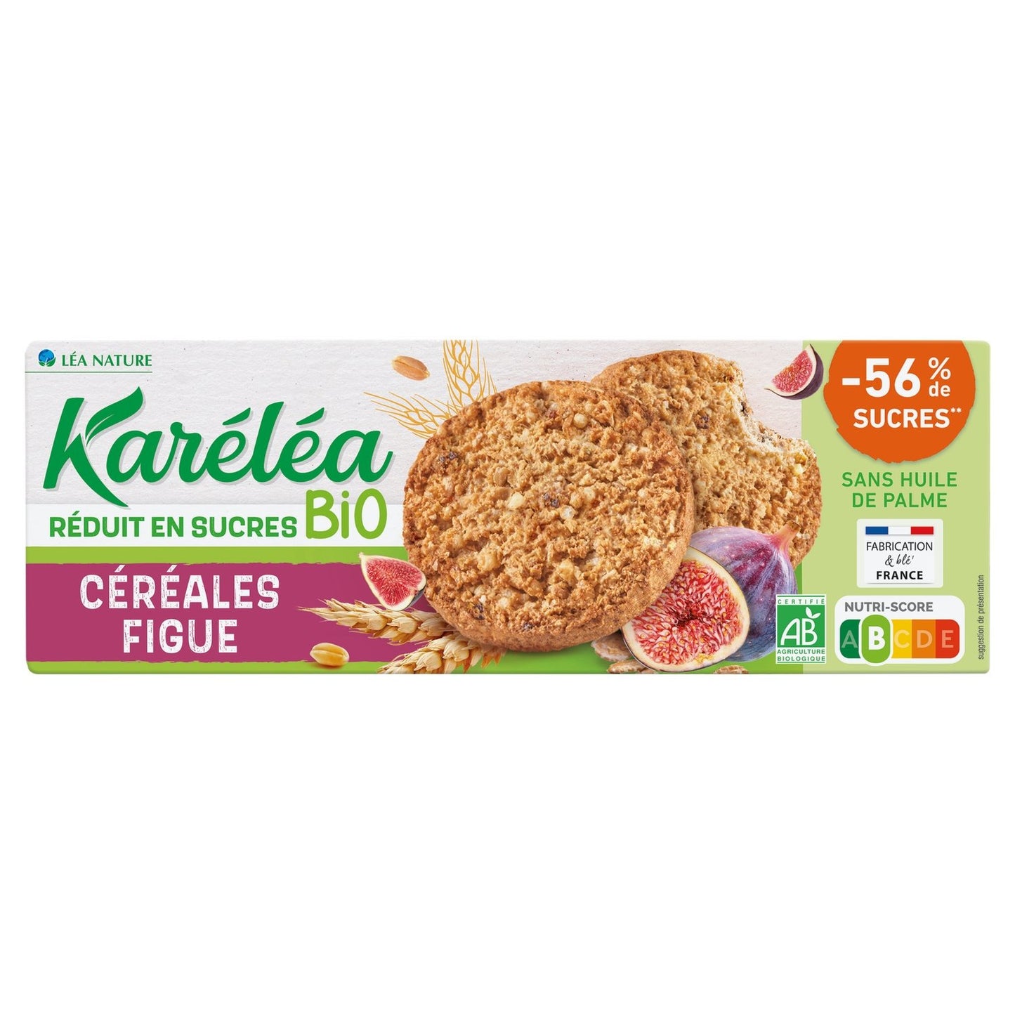 KARELEA Organic Shortbread Cookies with Figs