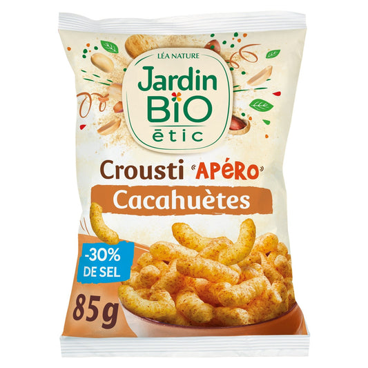 Biscuits Apéritifs Crousti Apéro Cacahuète Bio JARDIN BIO ETIC