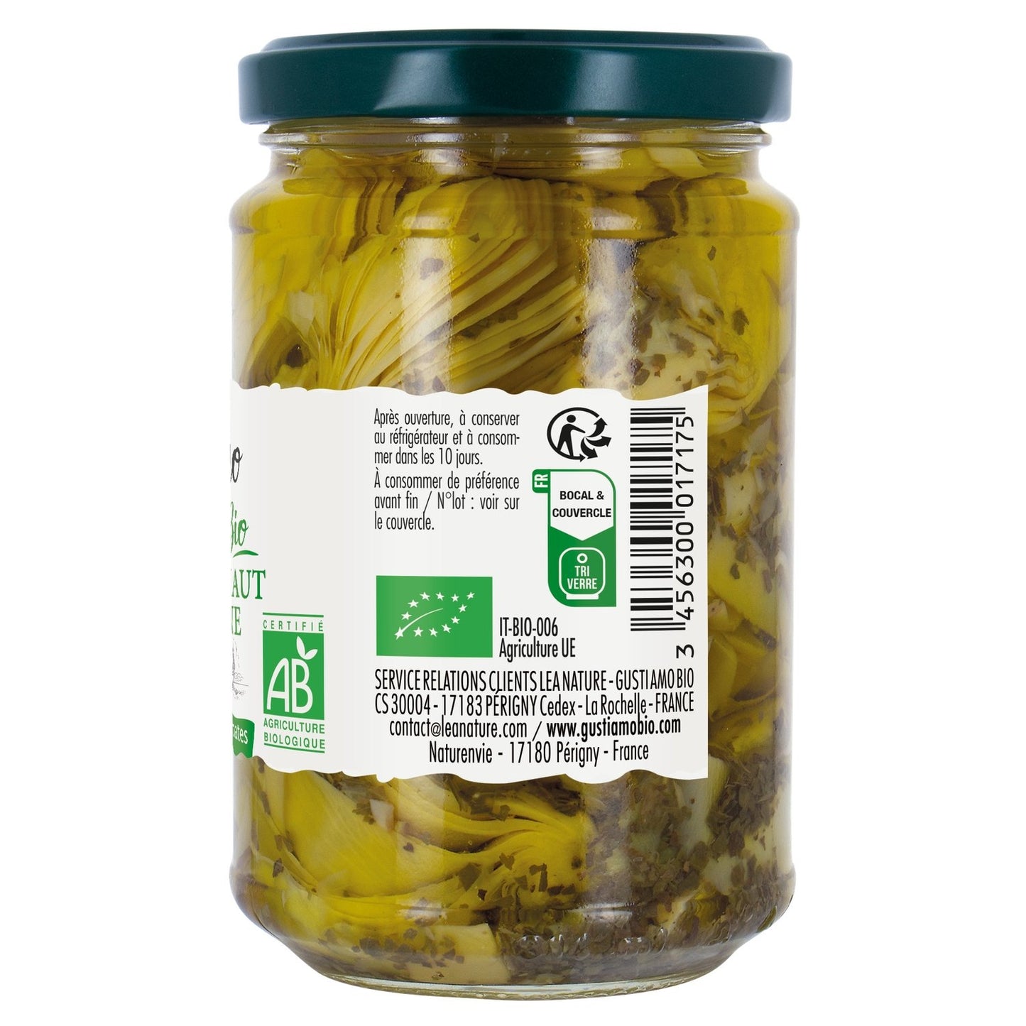 Cuori di carciofi alla contadina biologici GUSTI AMO BIO