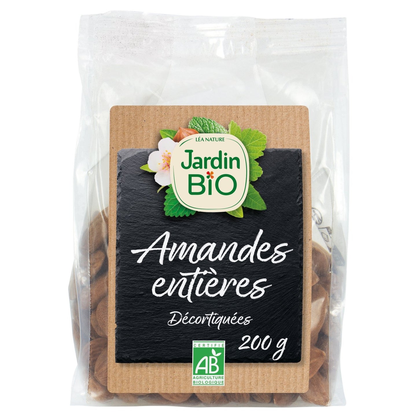 Fruits Secs Amandes Entières JARDIN BIO le sachet de 200g