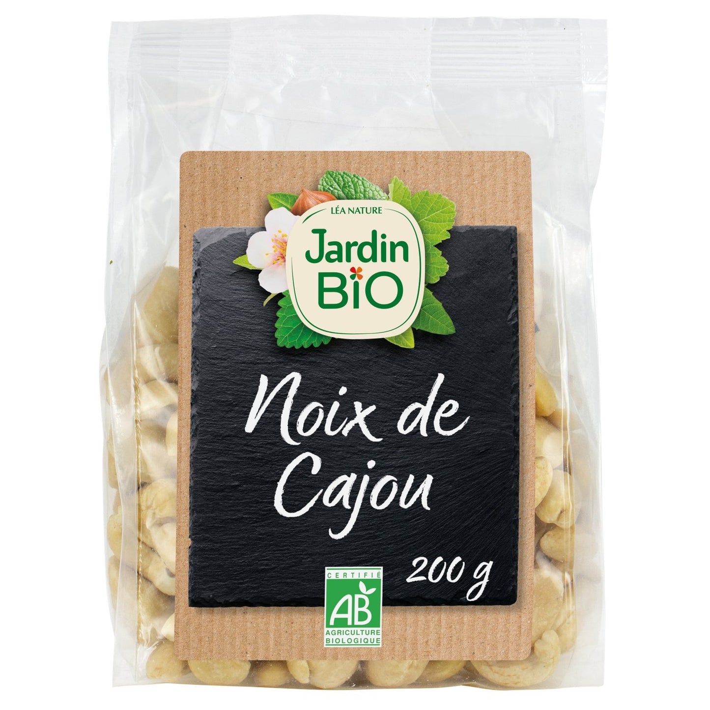 Noix de Cajou Nature Bio JARDIN BIO le sachet de 200g