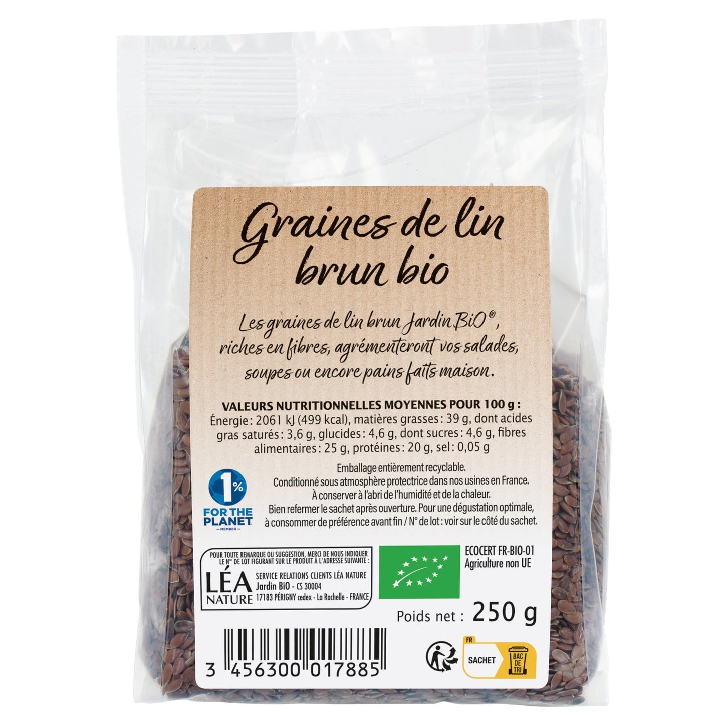 Sementes de Linhaça JARDIN BIO