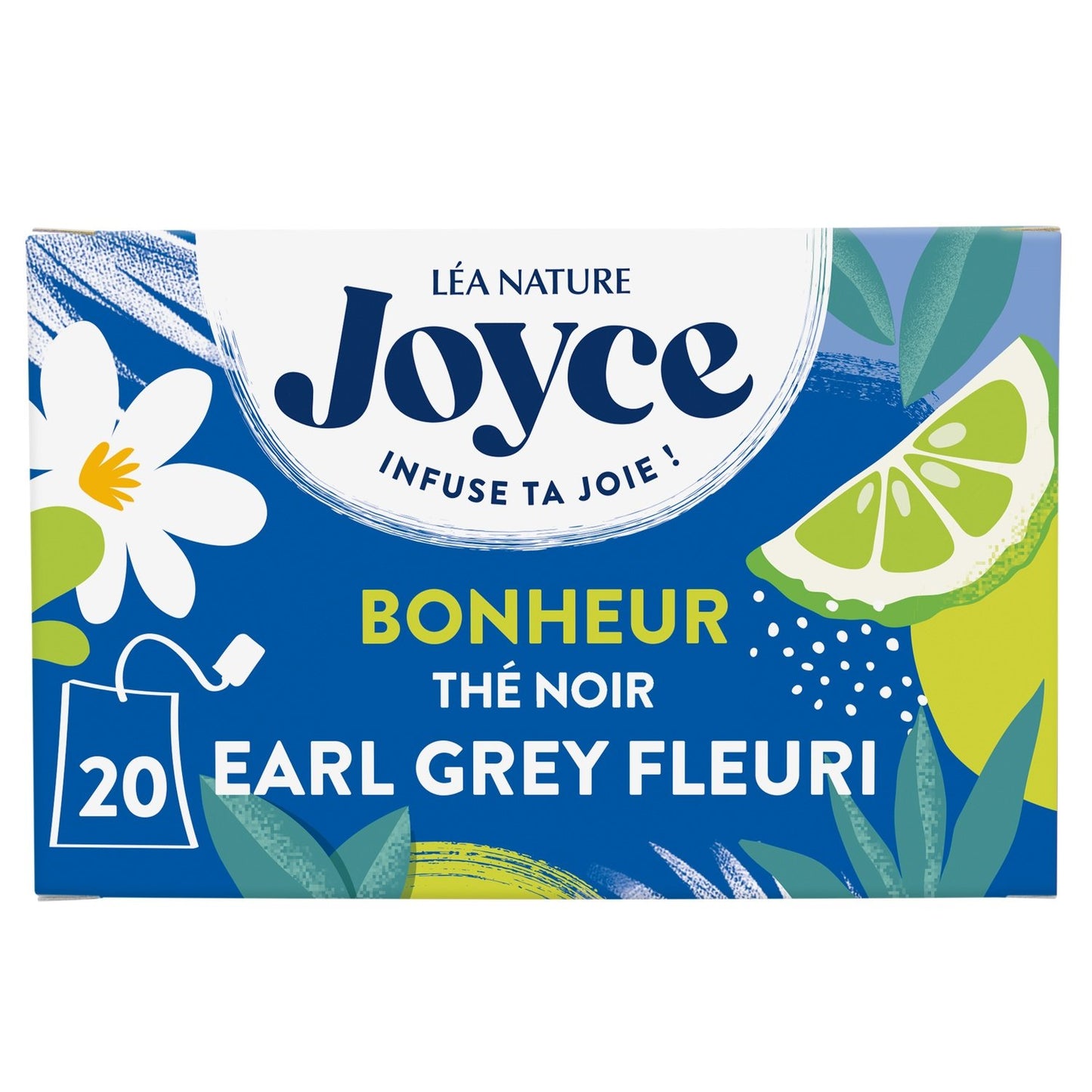 Thé Noir Saveur Earl Grey Fleuri Bonheur JOYCE la boite de 30g