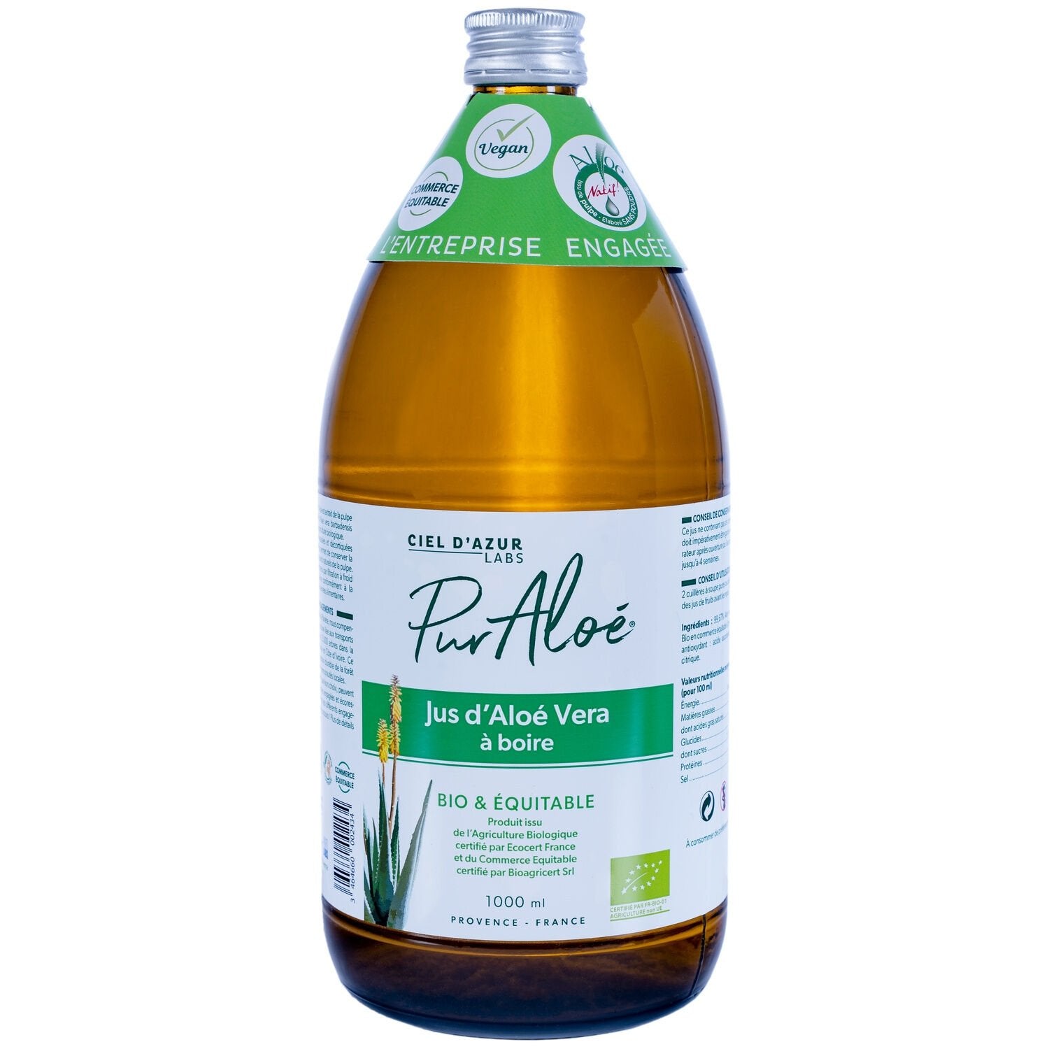 Bio-Aloe-Vera-Saft PURALOE – La Famille à Table!