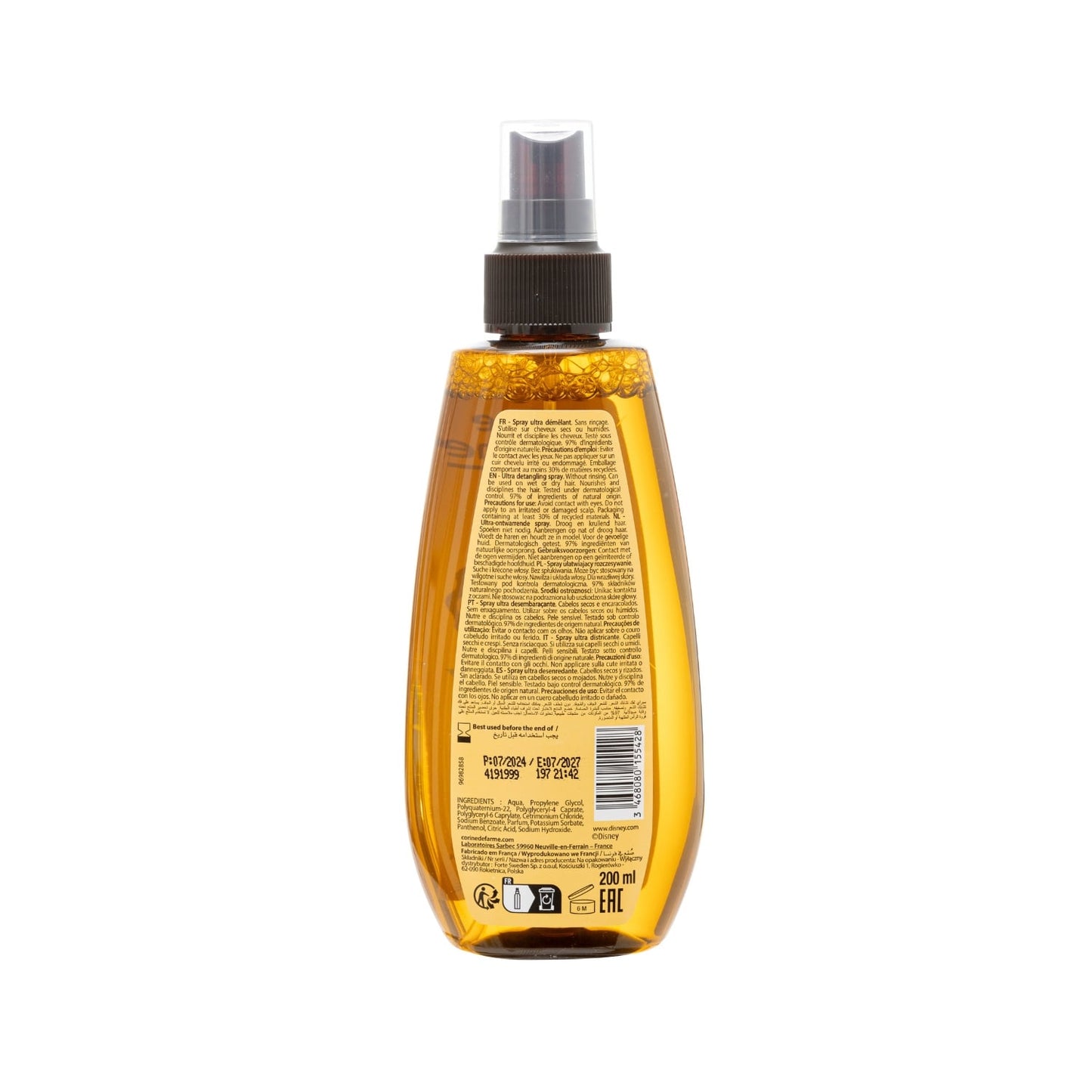 Après-Shampoing Enfant Démêlant pour Cheveux secs et frisés CORINE DE FARME