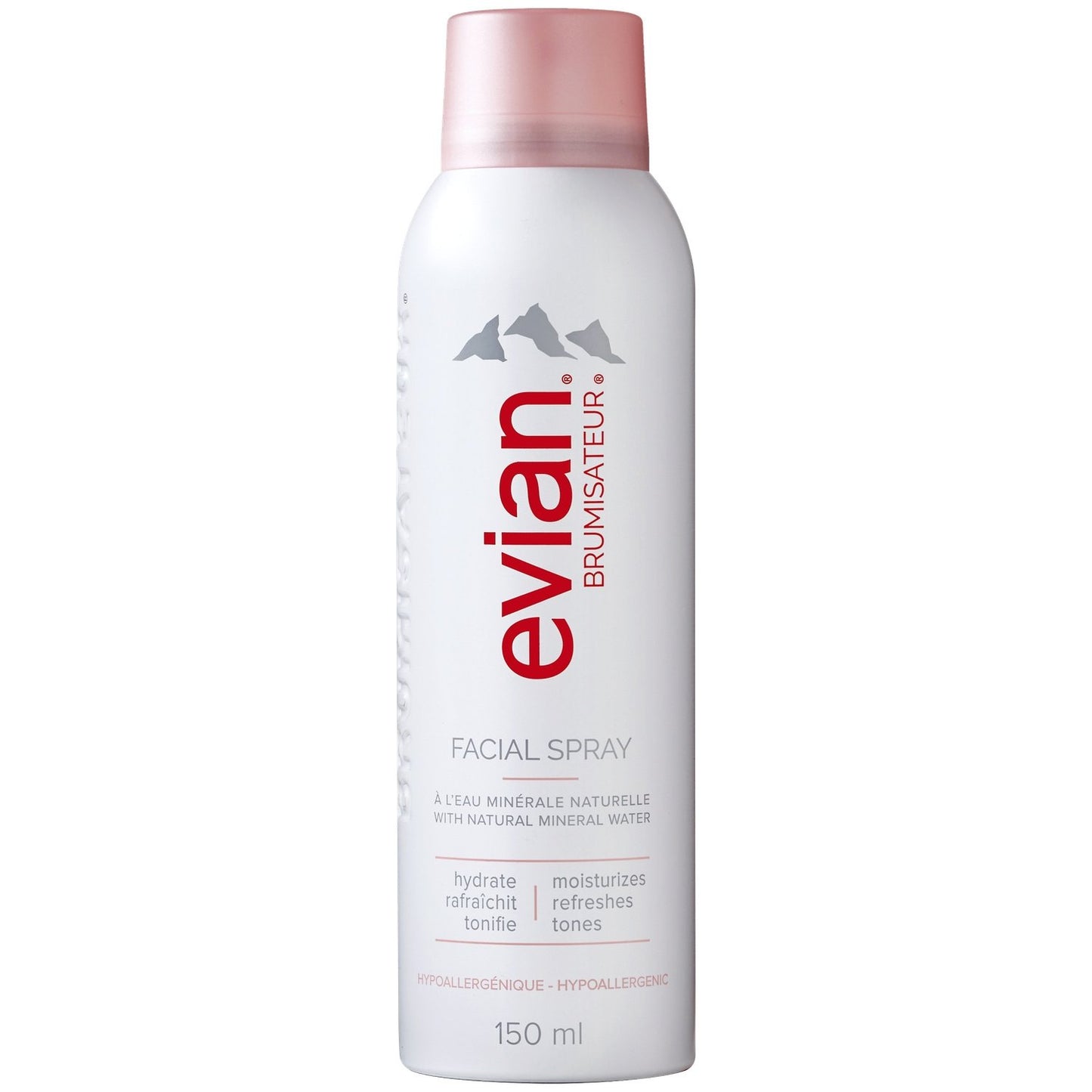Eau Micellaire Naturelle Hydrate Rafraîchit et Tonifie Hypoallergénique EVIAN la brume de 150mL