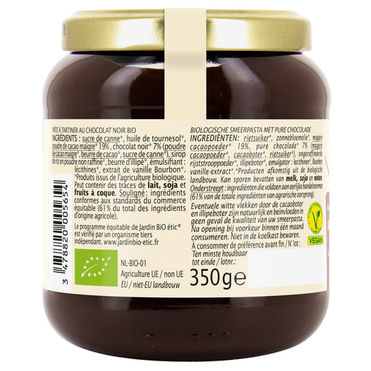 Organic Gluten-Free Strong Cocoa Spread JARDIN BIO ETIC