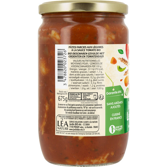 Organic Vegetable Ravioli JARDIN BIO ETIC