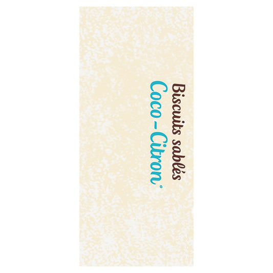 Organic Coconut Lemon Shortbread Cookies JARDIN BIO ETIC