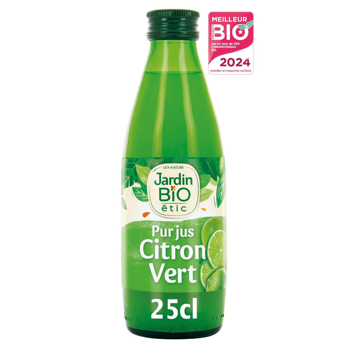 Jus de Citron Vert Bio JARDIN BIO ETIC la bouteille de 25cl