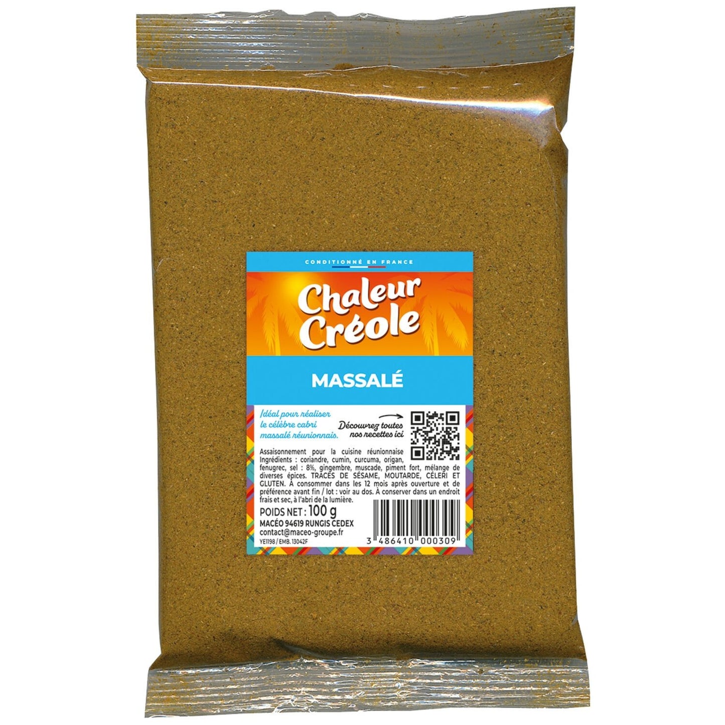 Epices Massale CHALEUR CREOLE le paquet de 1Kg