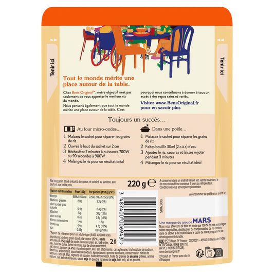 Riz Micro-Ondes Express Cantonais BEN'S ORIGINAL