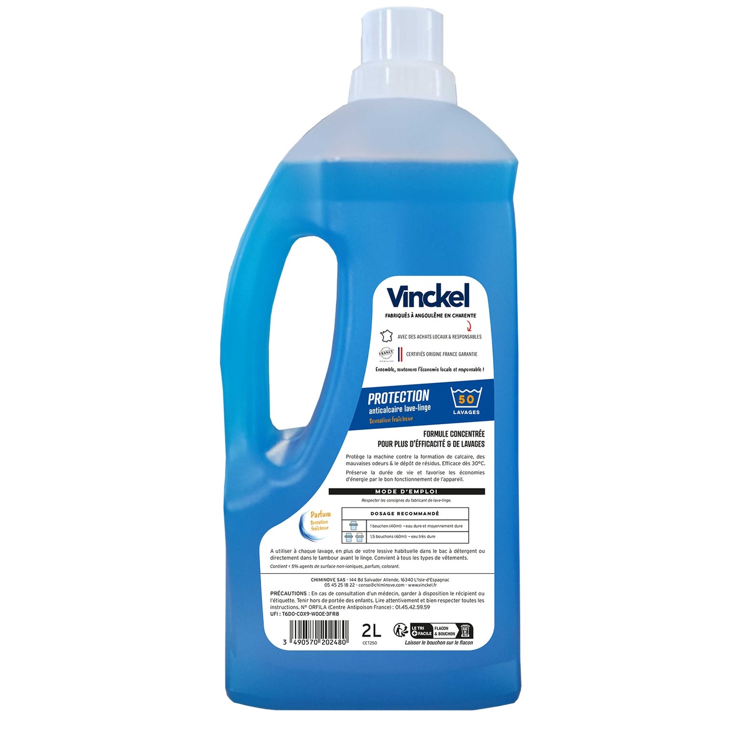 VINCKEL Anti-Limescale Protection Washing Machine Cleaner