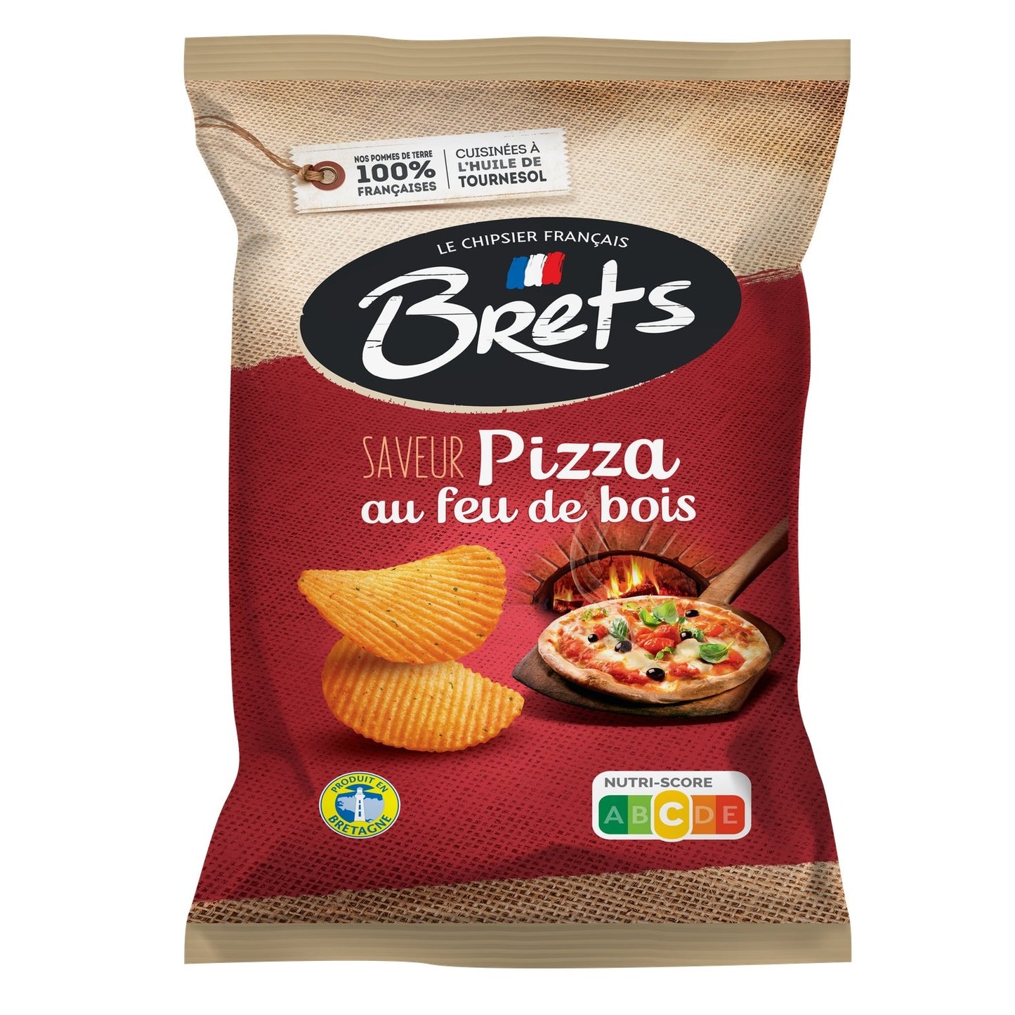 Chips Saveur Pizza BRET'S le sachet de 125g