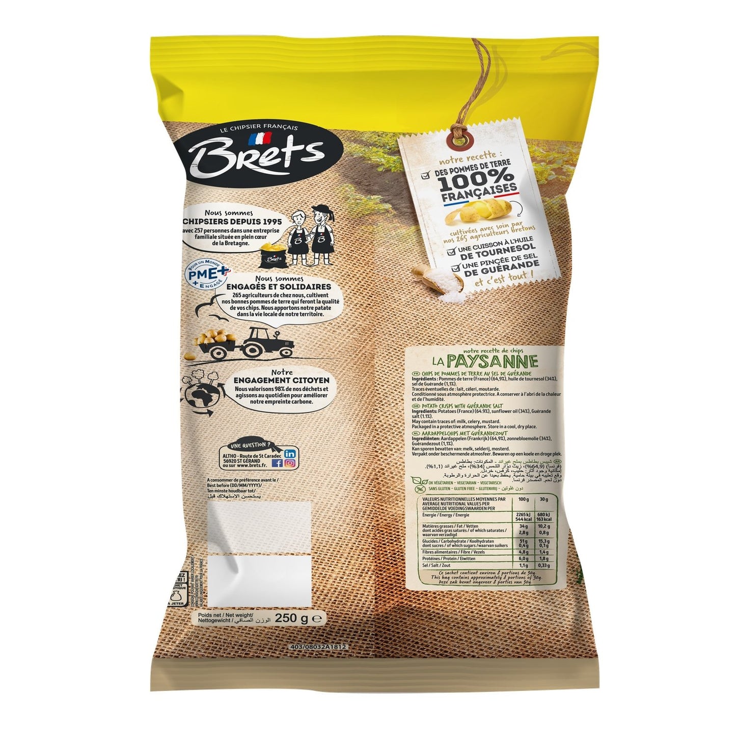 Chips Paysannes BRETS