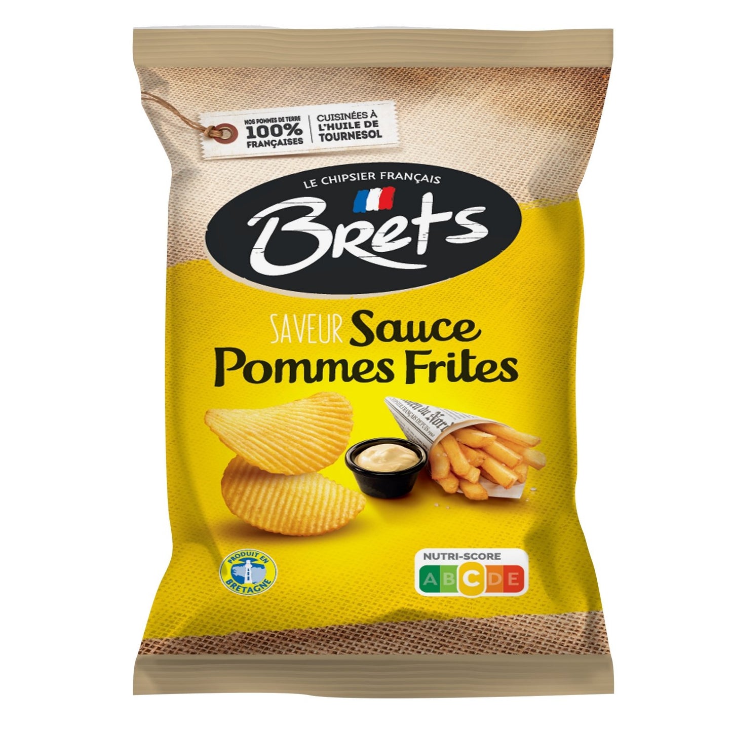 Chips Saveur Sauce Pommes Frites BRET'S le sachet de 125g