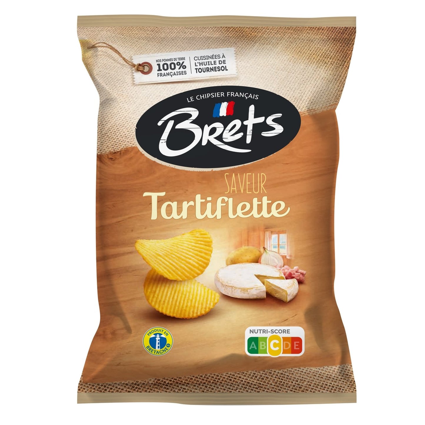 Chips Saveur Tartiflette BRET'S le sachet de 125g
