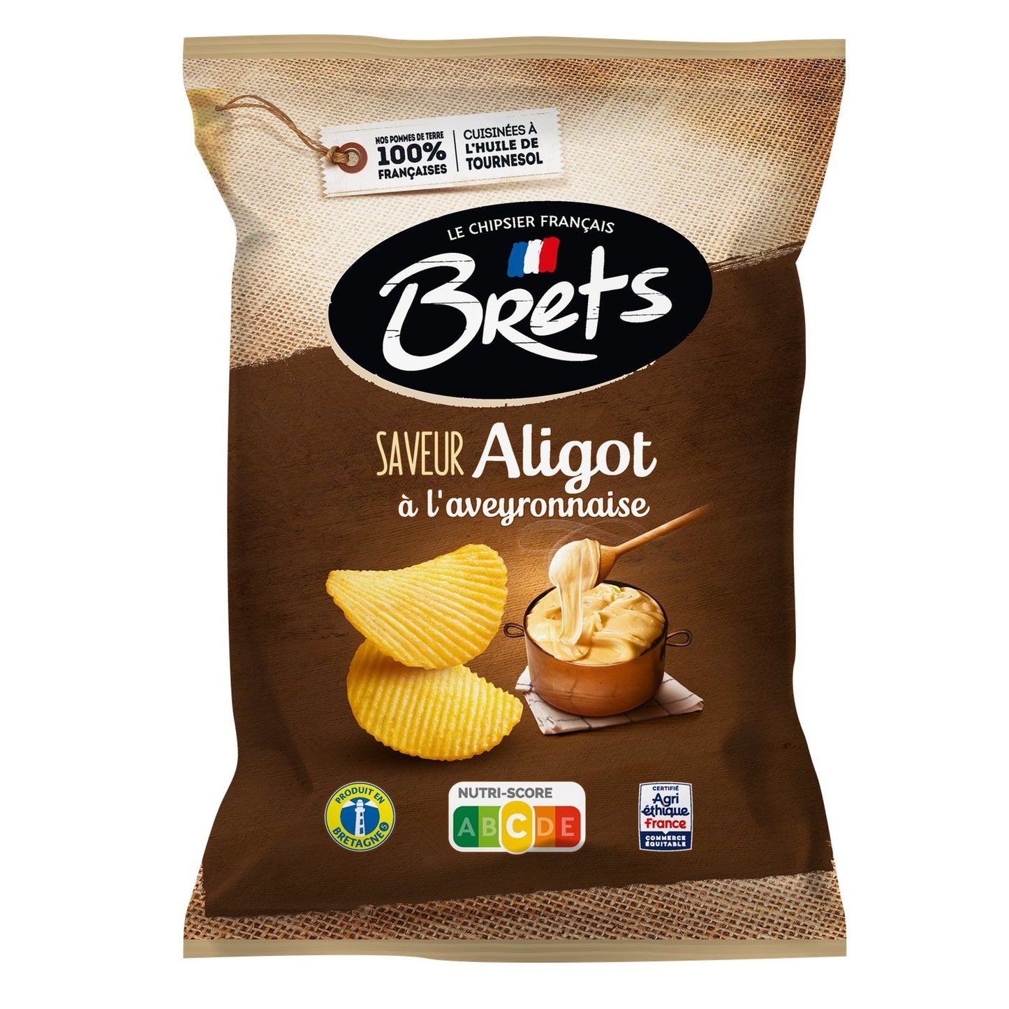 Chips Saveur Aligot BRET'S le paquet de 125g