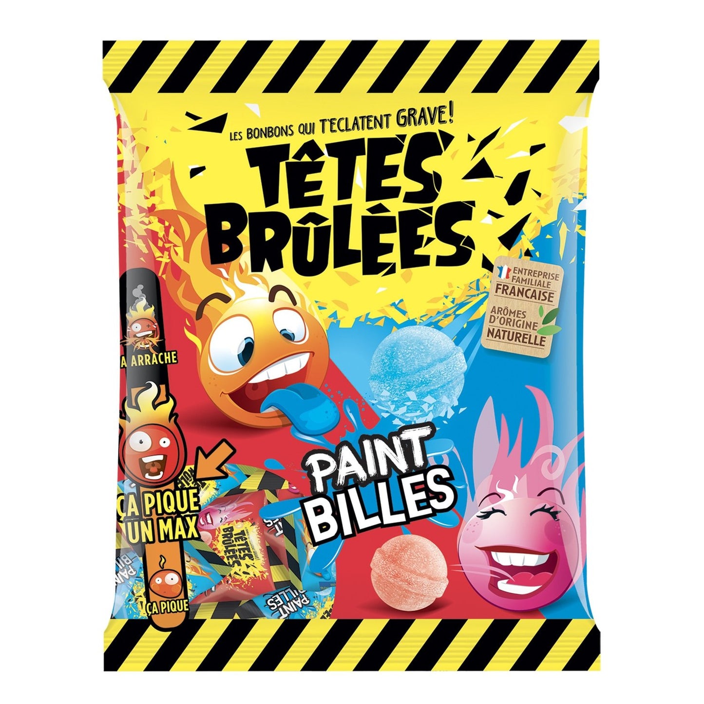 Bonbons Framboise/fraise TETES BRULEES