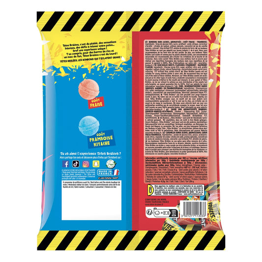 Bonbons Framboise/fraise TETES BRULEES