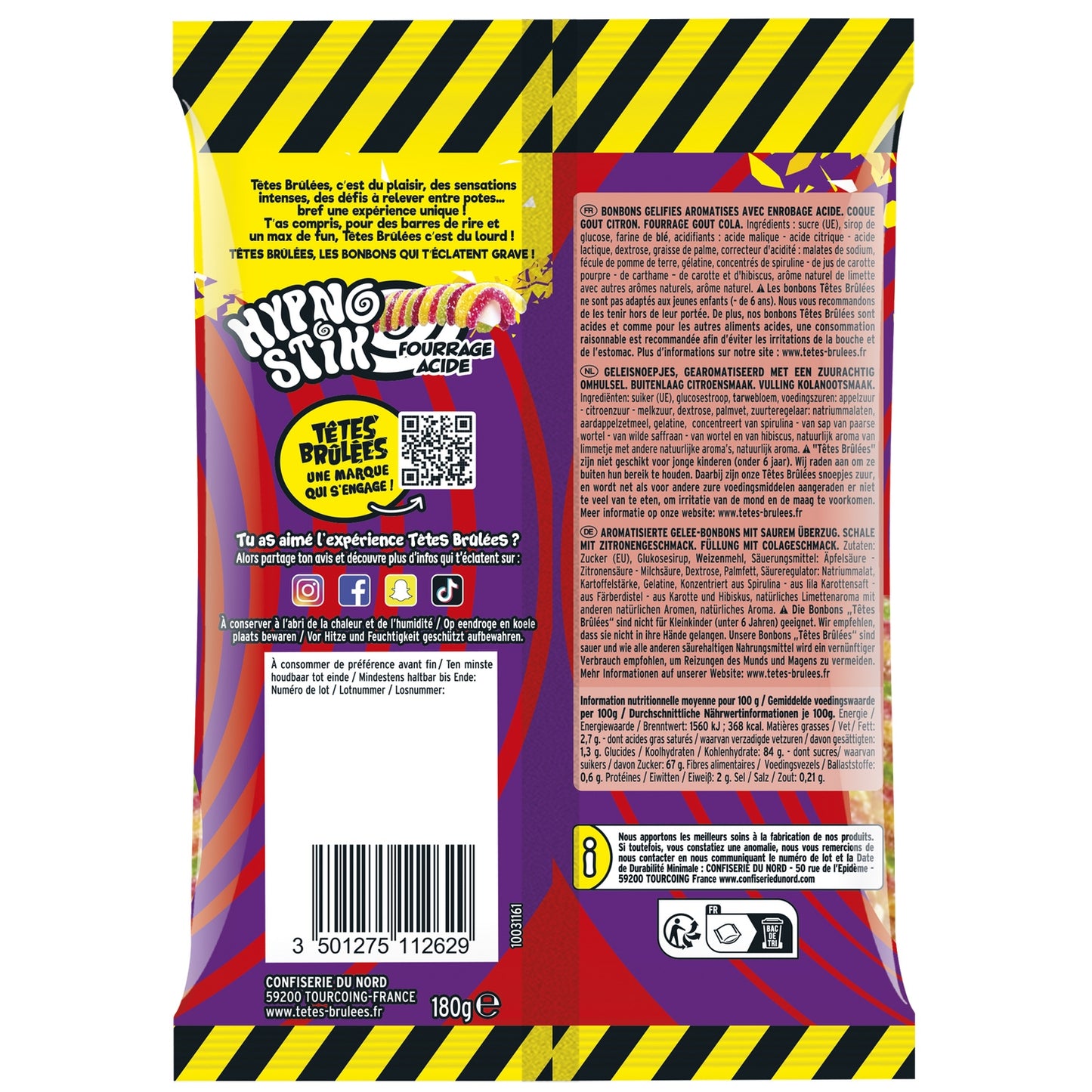 Bonbons hypnostik TETE BRULEES