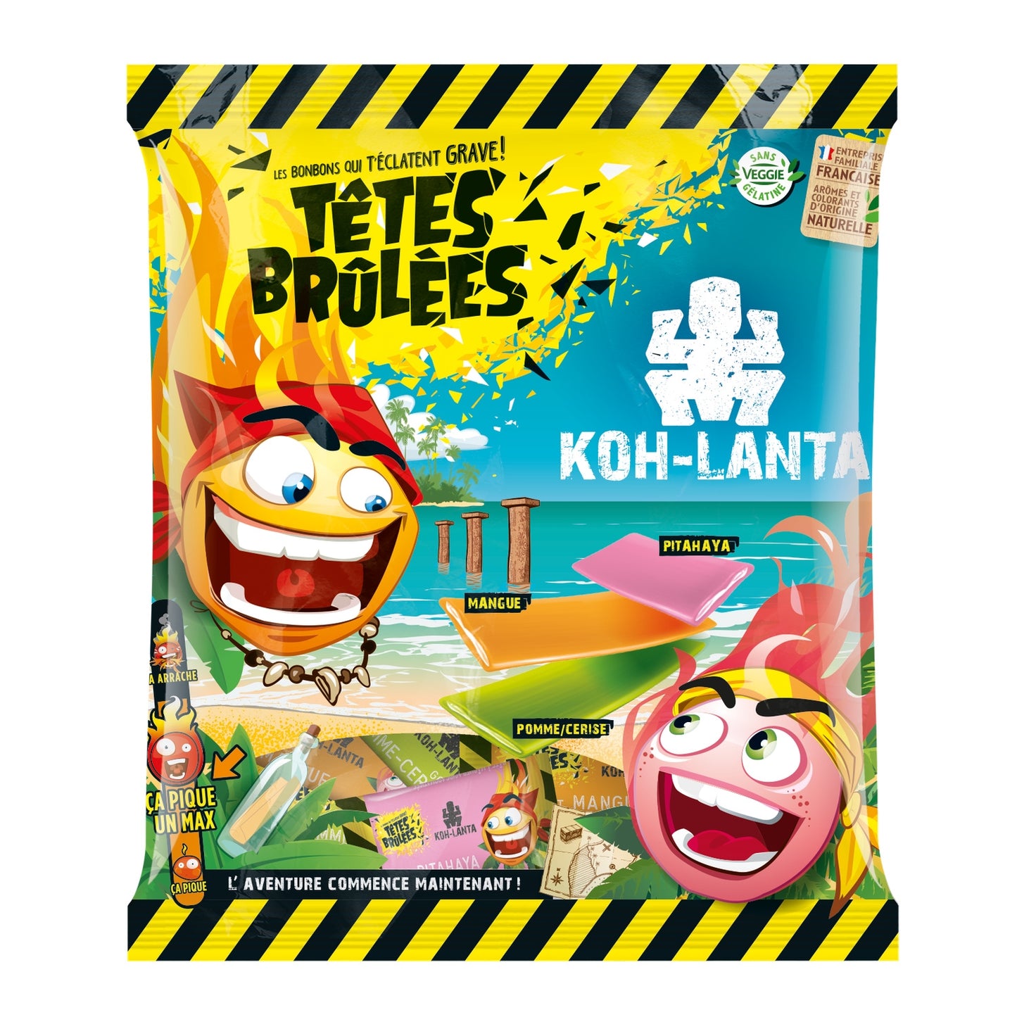 Bonbons Koh Lanta TETES BRULEES
