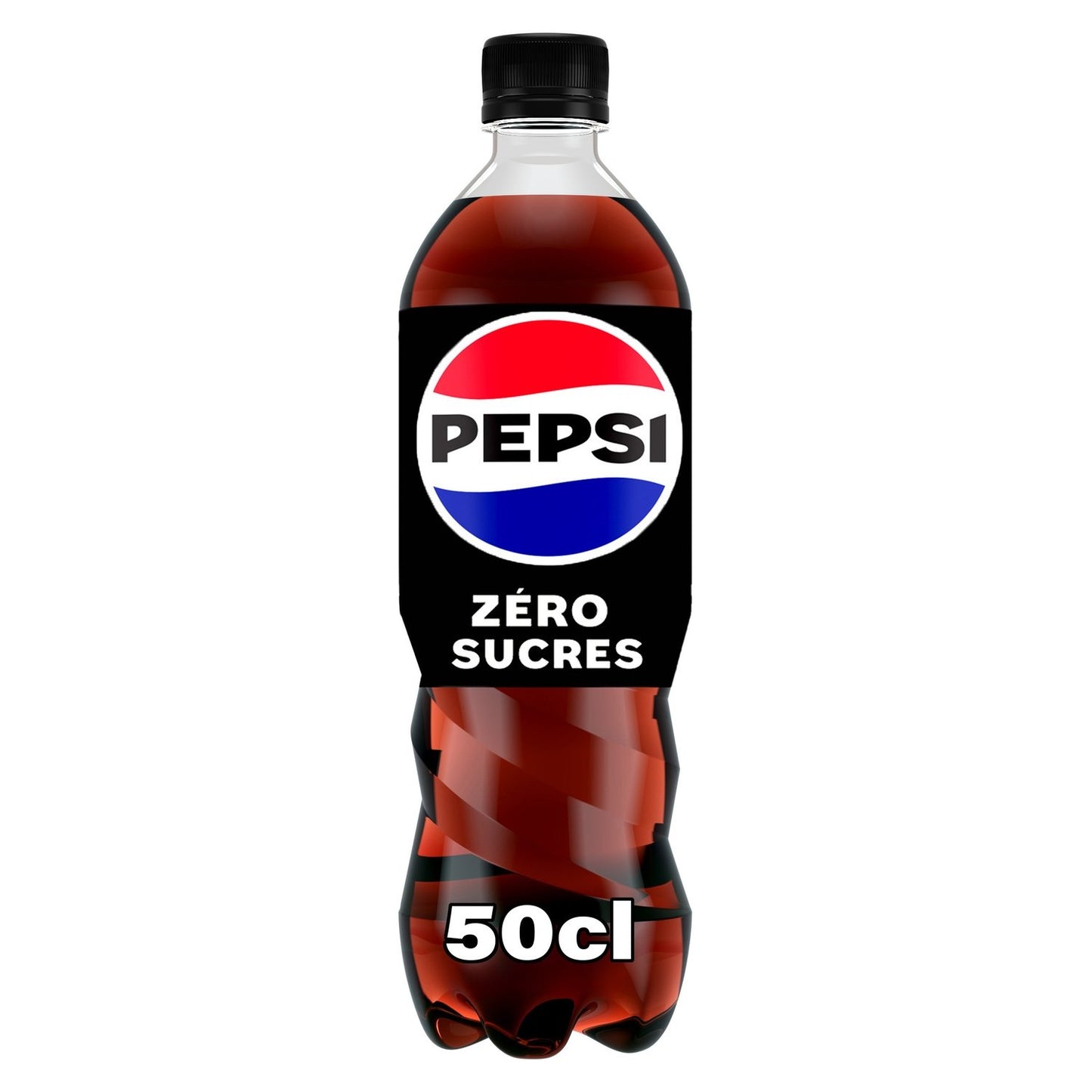 Soda au Cola Zéro Sucres PEPSI la bouteille de 50cL