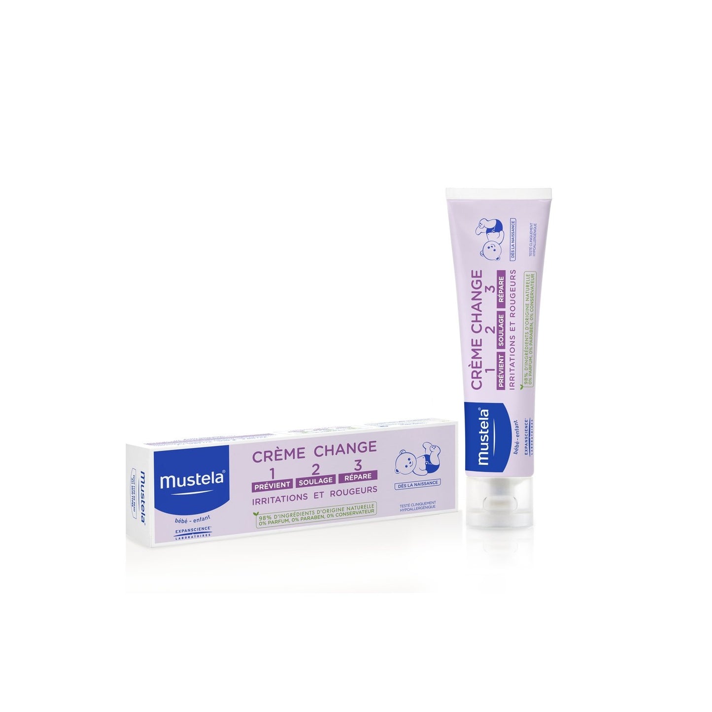 MUSTELA Reparierende und Anti-Rötungs-Babywindelcreme
