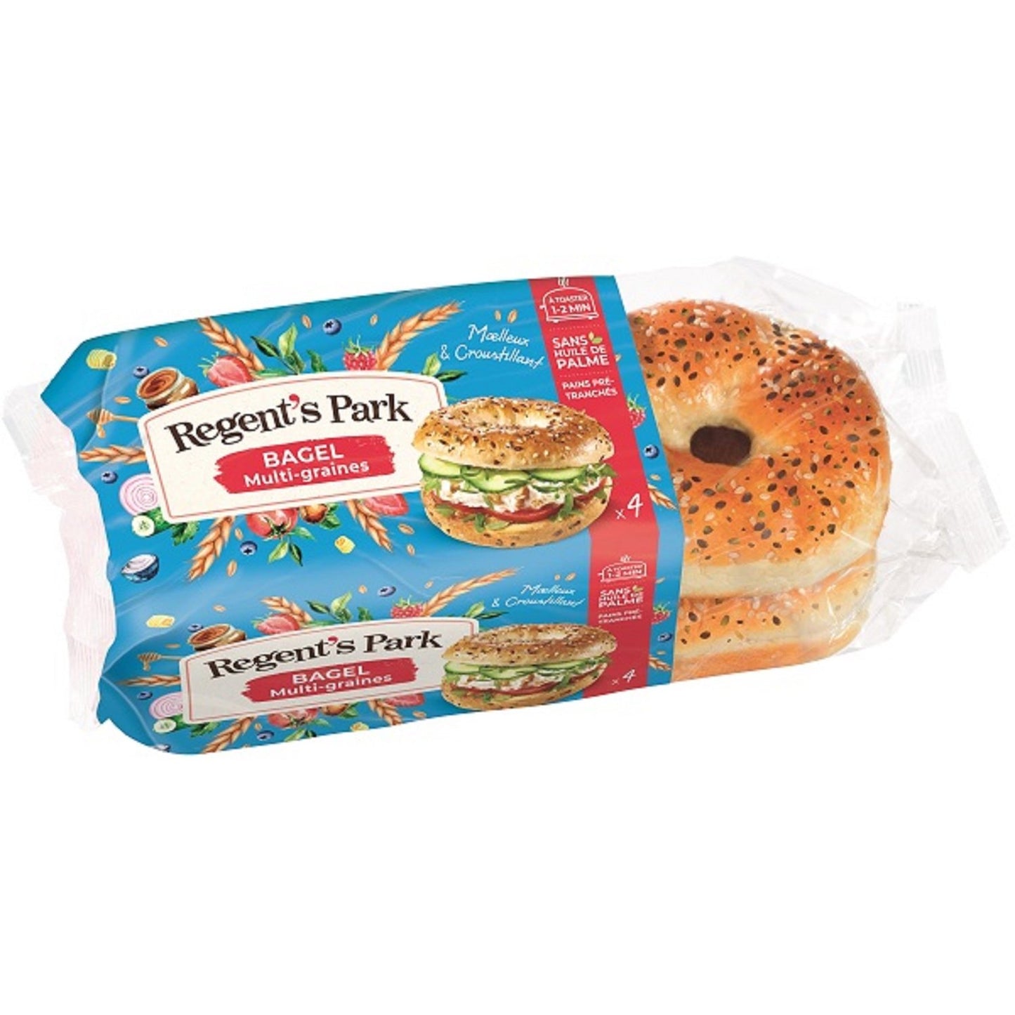 REGENT'S PARK Multi-Seed Bagel Bread