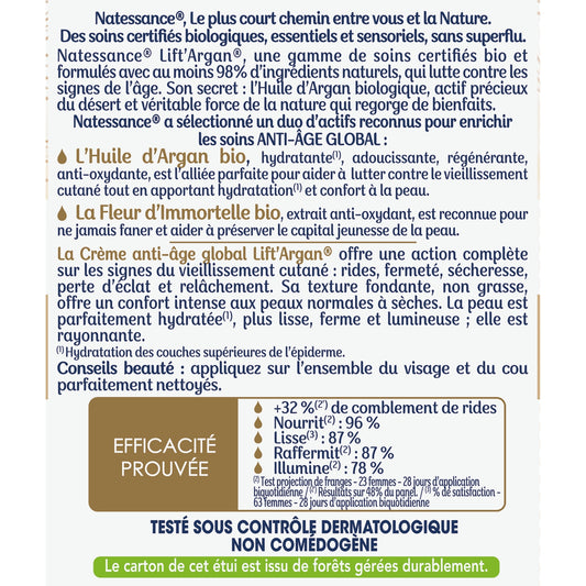 LIFT'ARGAN Bio-Argan Anti-Aging Lifting-Gesichtscreme für Frauen