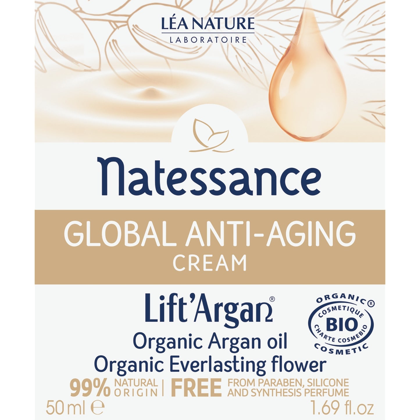 LIFT'ARGAN Bio-Argan Anti-Aging Lifting-Gesichtscreme für Frauen