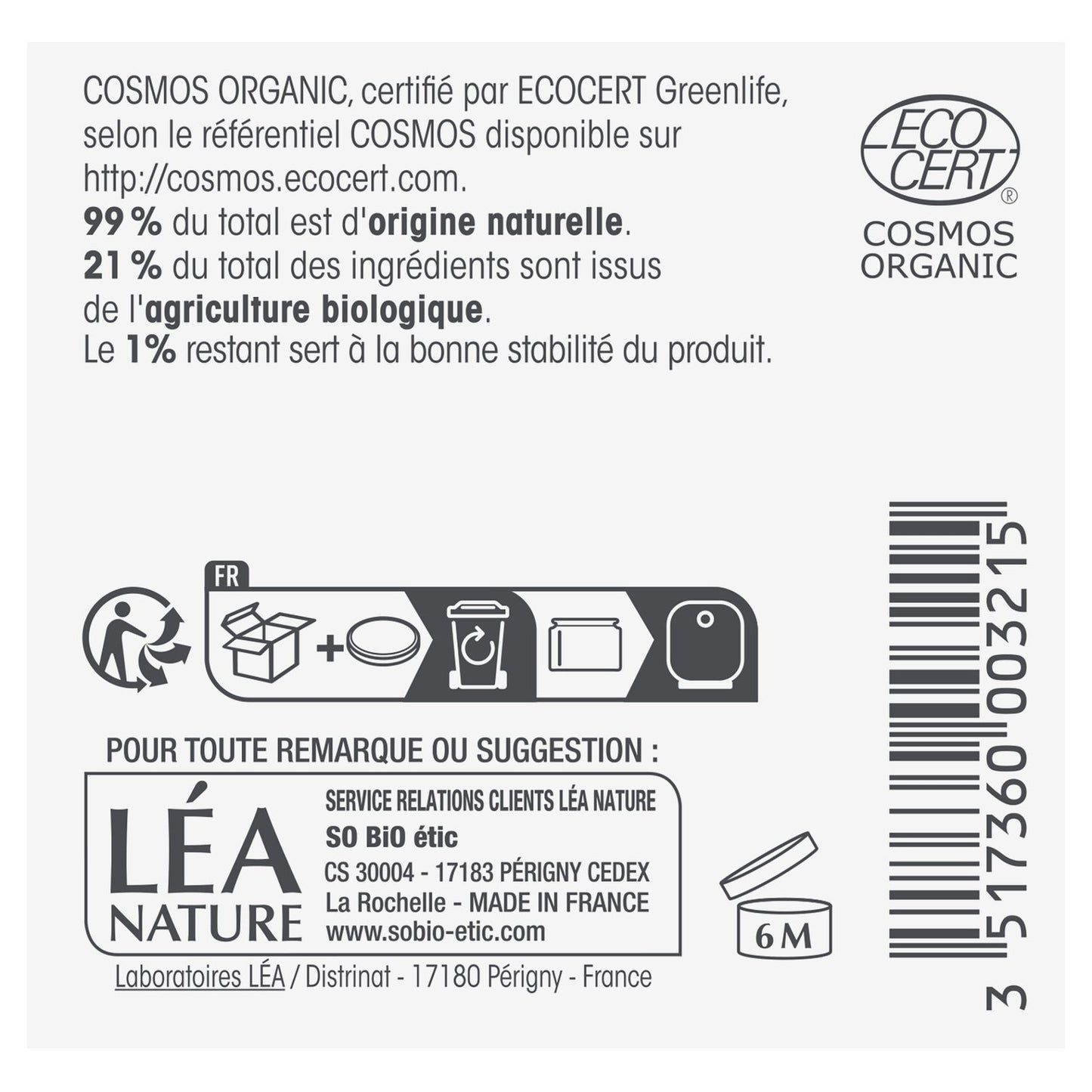 Seidige feuchtigkeitsspendende Gesichtscreme für alle Hauttypen Meine Bio-Eselsmilch SO'BIO ETIC