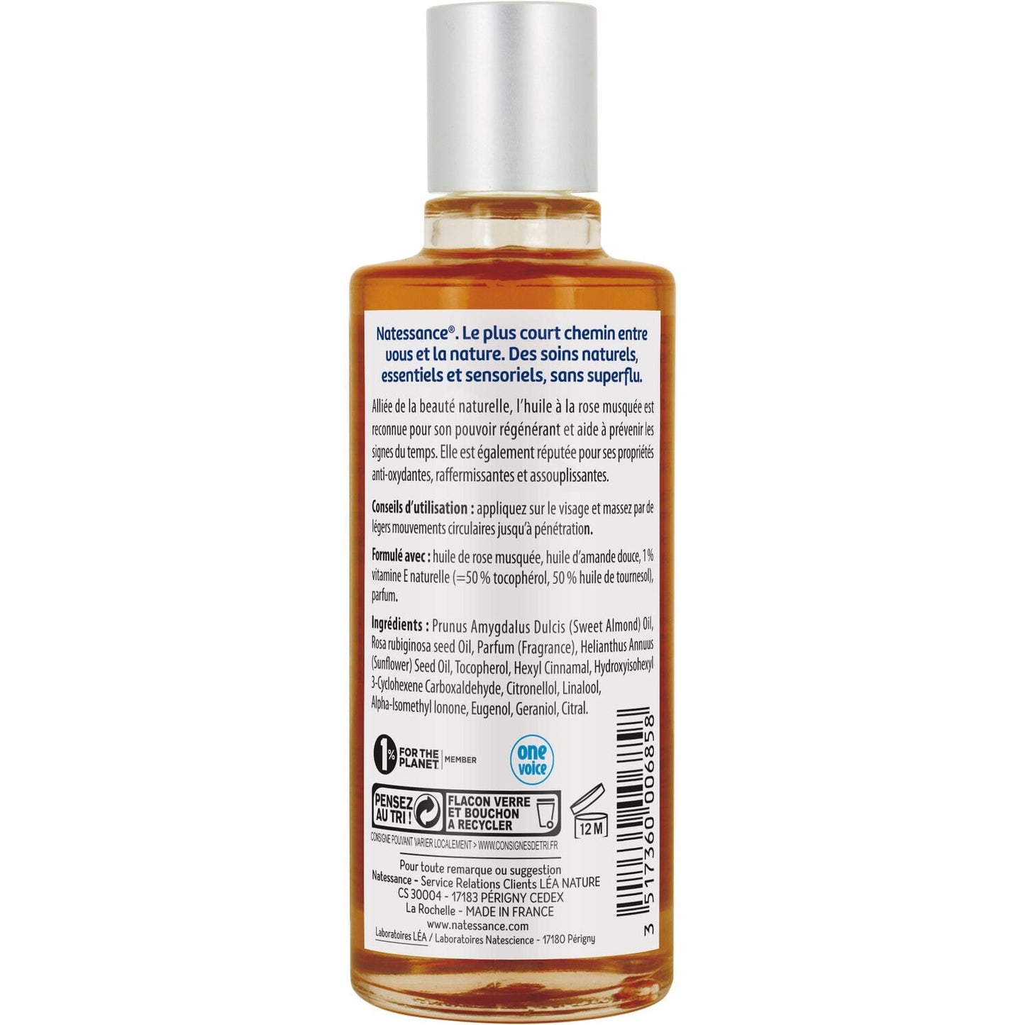 Huile Corps Revitalise Anti-âge Rose Musquée LEA NATURE