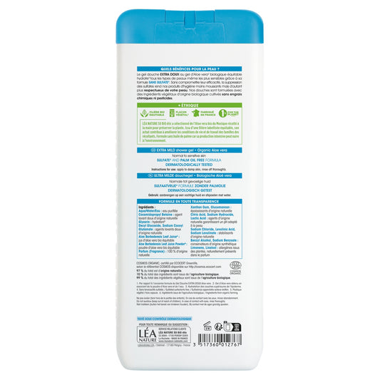 Extra sanftes Duschgel mit Bio-Aloe Vera Gel SO'BIO ETIC