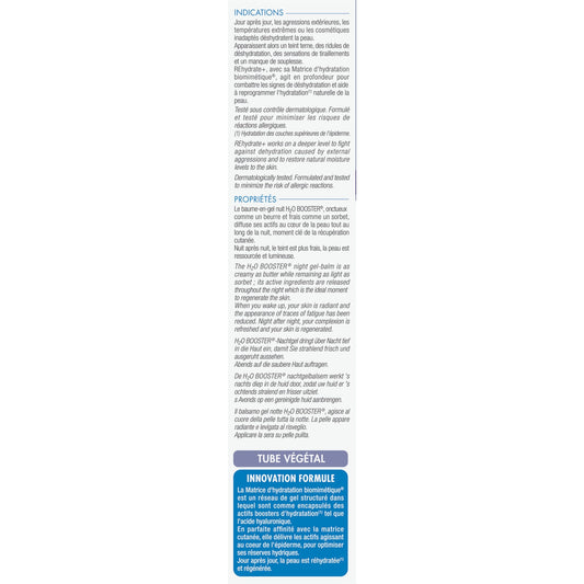 Bio-Feuchtigkeitsspendender Nachtgelbalsam für das Gesicht JONZAC THERMALWASSER