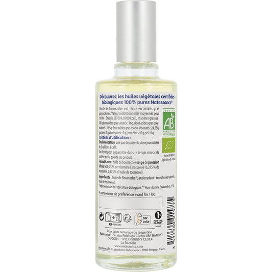 Huile Corps Peau Sèche et Sensible Anti-âge Réparatrice Bourrache Matessance Bio LEA NATURE