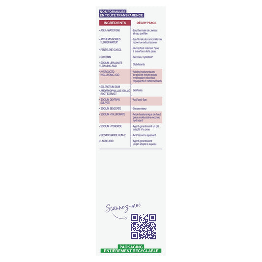 Organisches Anti-Falten-Serum für Straffung und Elastizität EAU THERMALE JONZAC