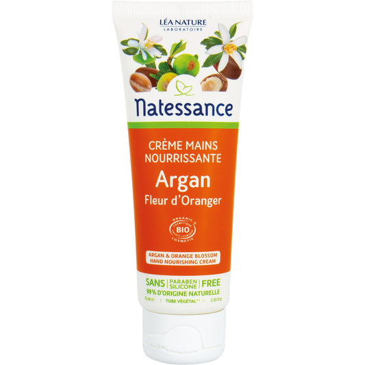 Natessance Argan- und Bio-Orangenblüten-Handcreme LEA NATURE