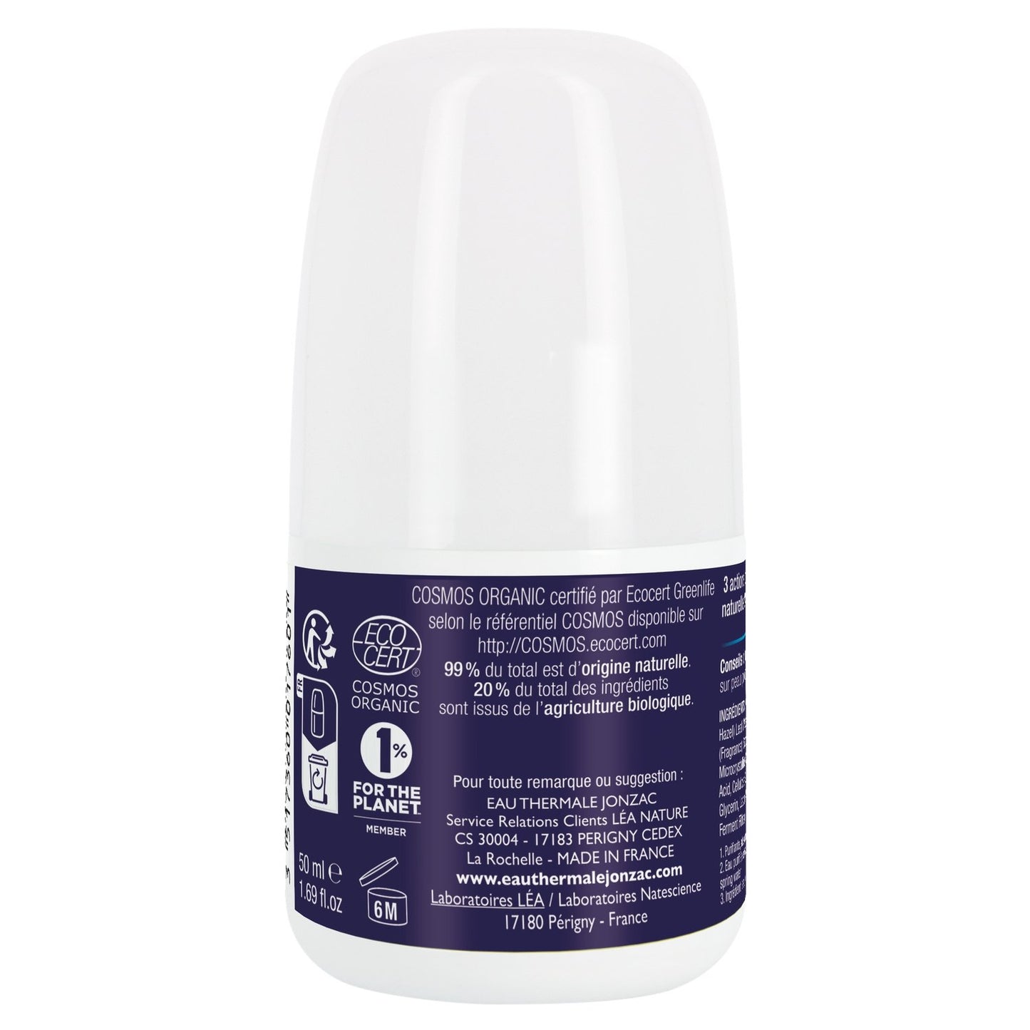 Herren-Deodorant Intensive Frische Bio EAU THERMALE JONZAC