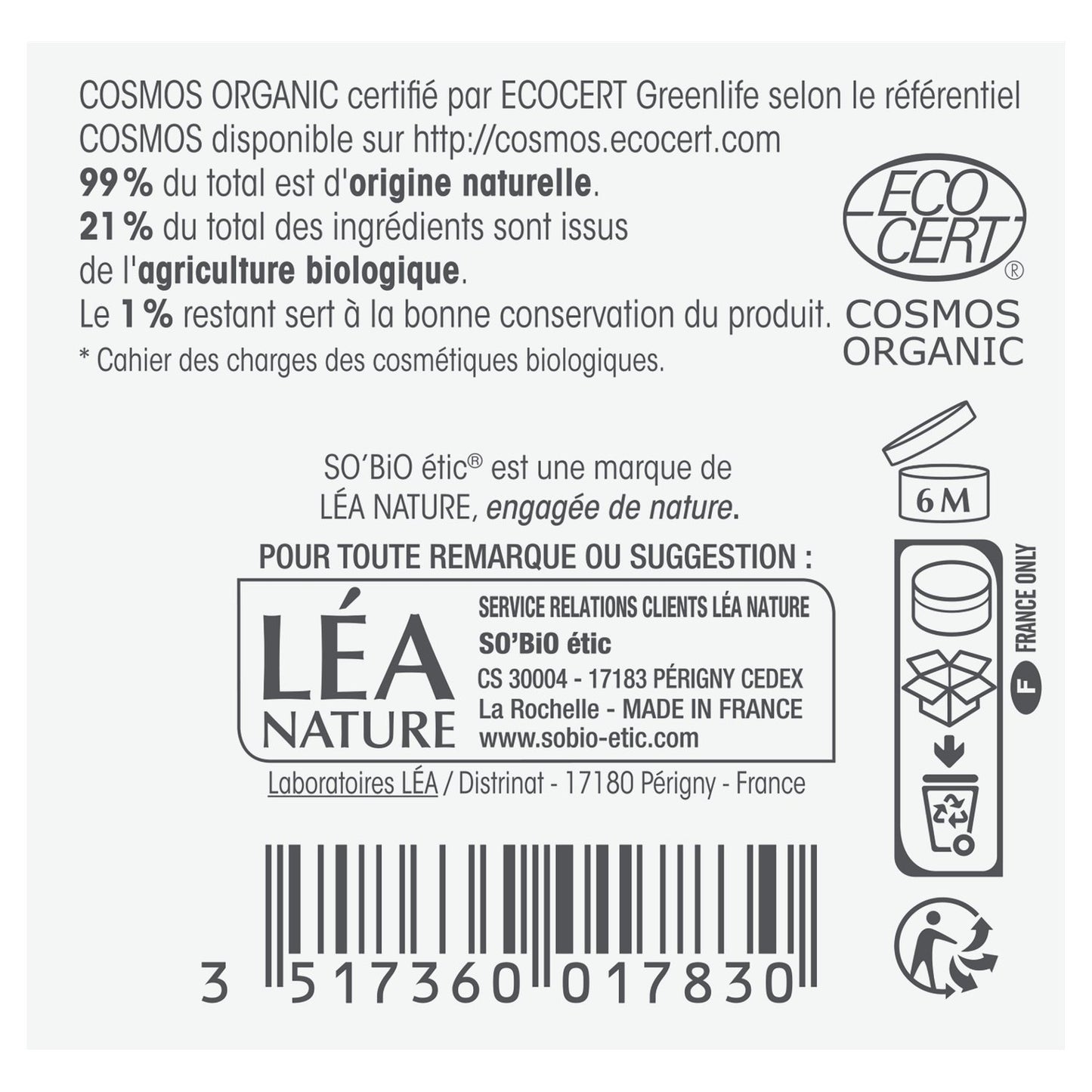 Crema Viso Antirughe Giorno Leggera Prezioso Argan Biologico SO BIO ETIC