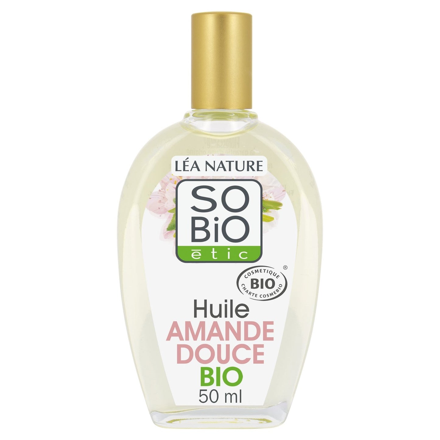 Huile Corps Peau Sèche Adoucissante et Assouplissante 100% d'Origine Naturelle Amande Douce So'bio Etic SO'BIO ETIC le flacon de 50mL