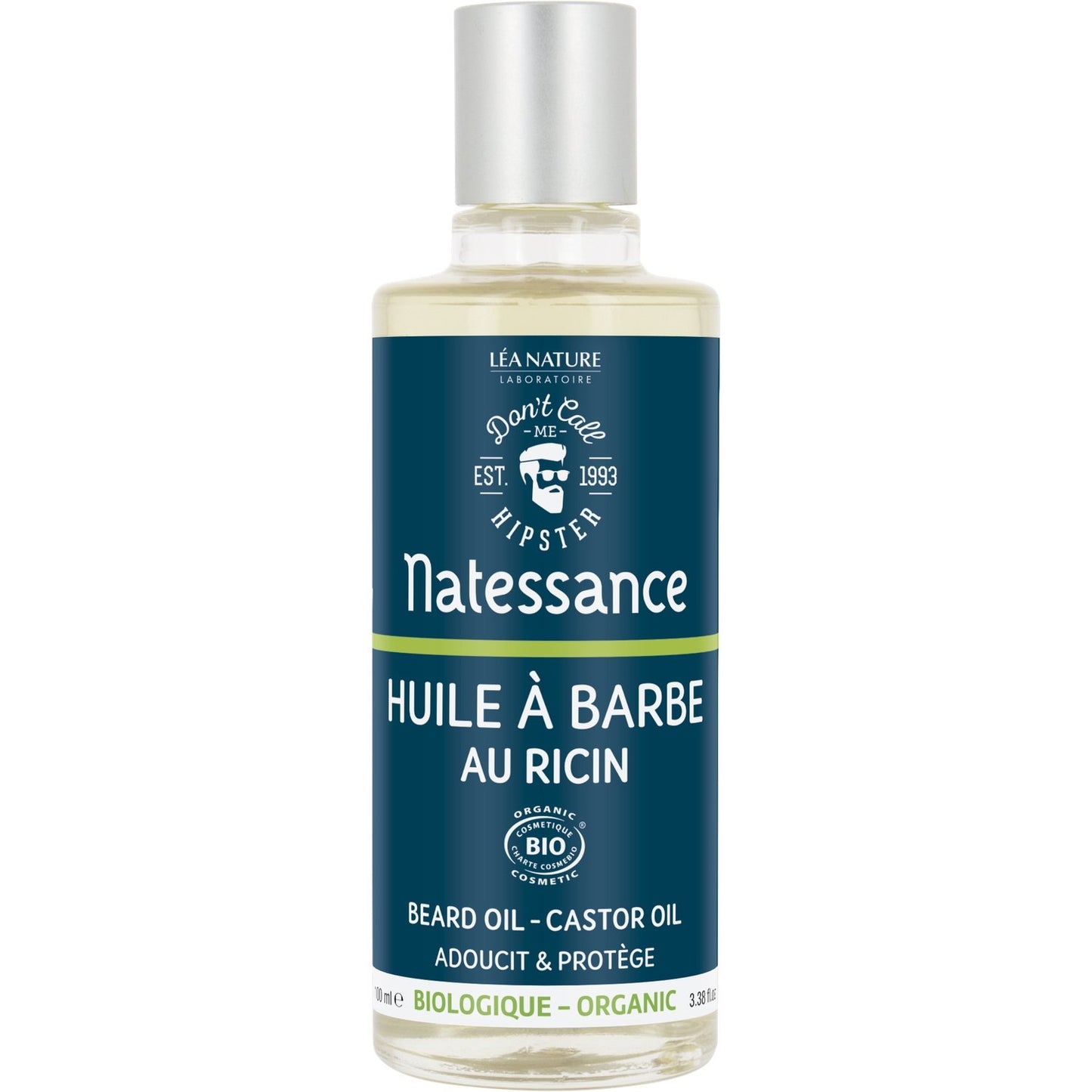 Gel à Raser Visage Homme Peau Sensible Sans Savon Sans Parfum Hypoallergénique NO BACTER le flacon de 100mL