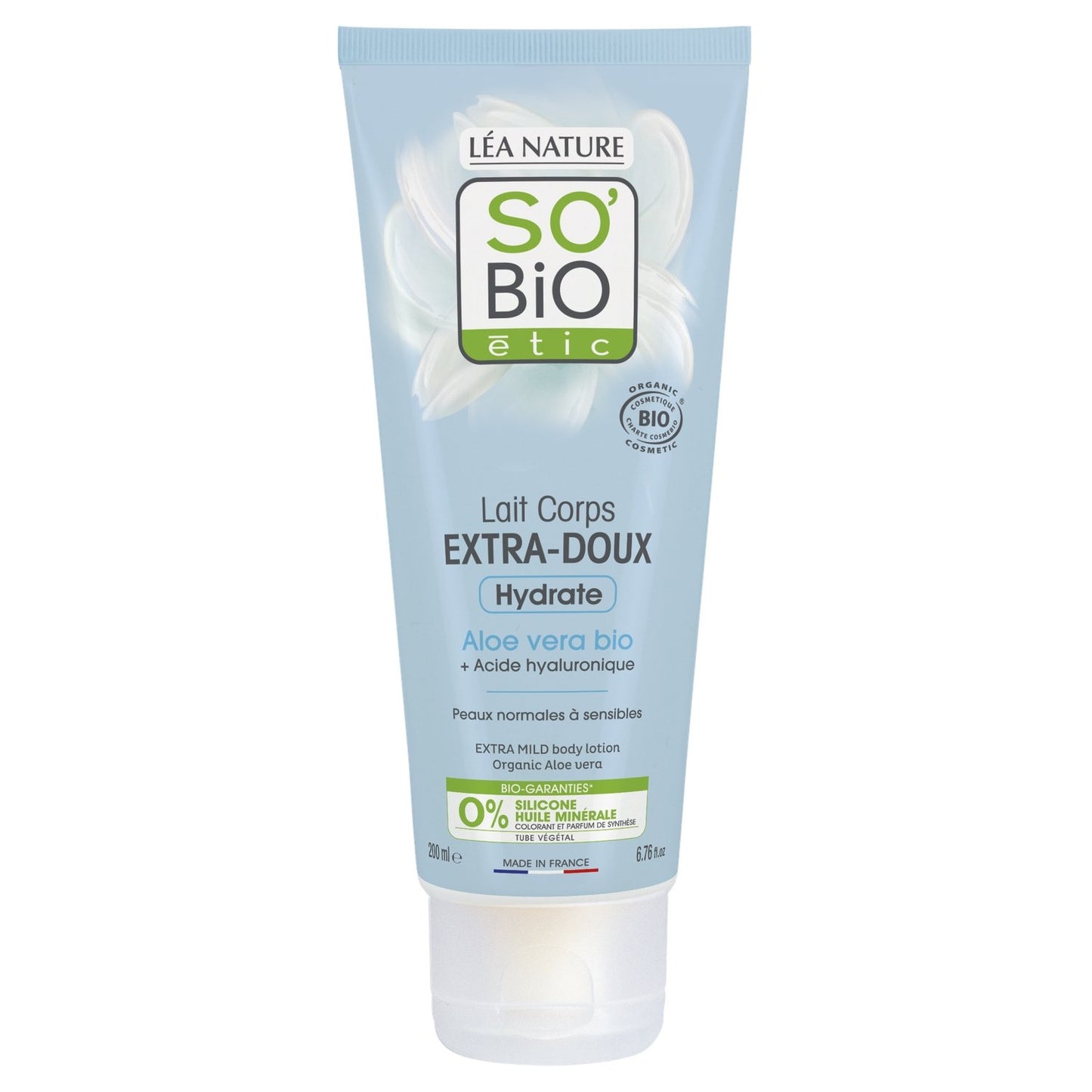 SO'BIO ETIC Extra-Gentle Moisturizing Body Lotion with Organic Aloe Vera