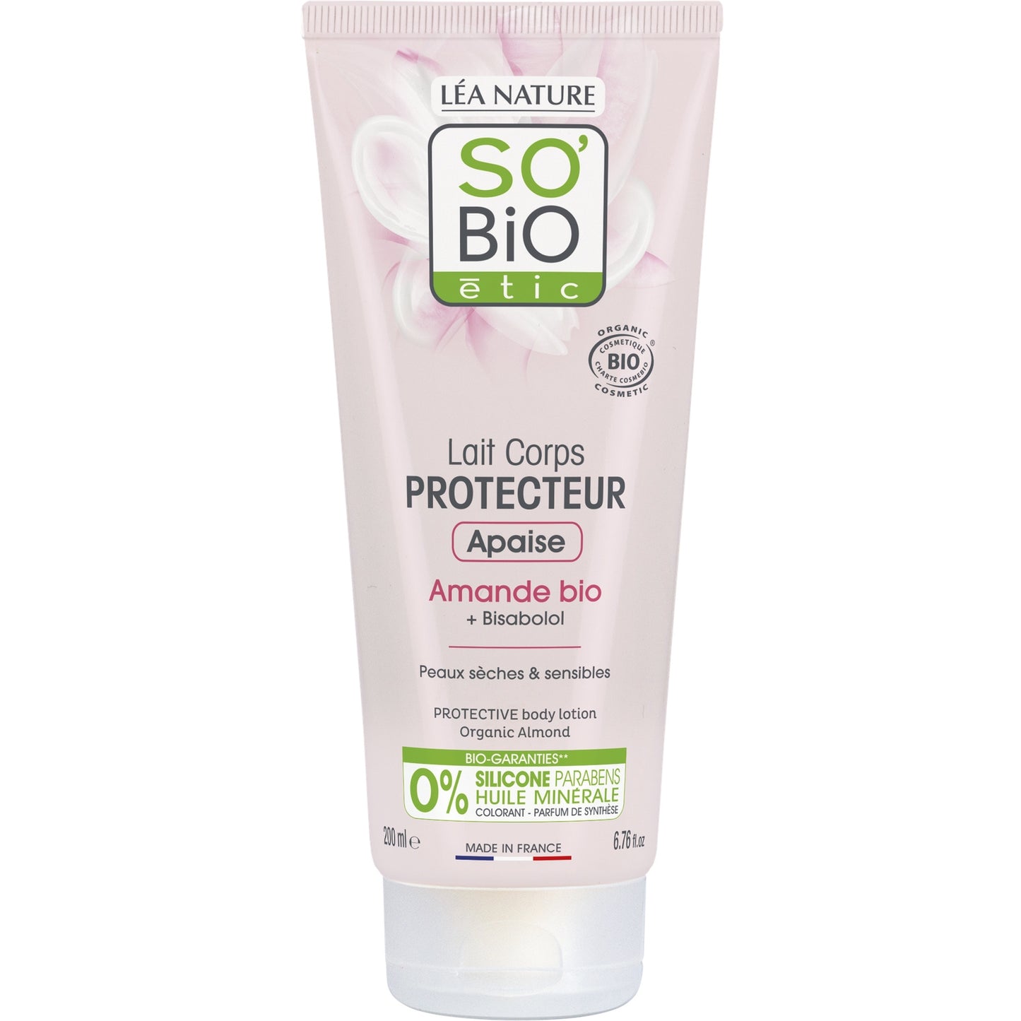 SO'BIO ETIC Organic Almond Soothing Protective Moisturizing Body Lotion