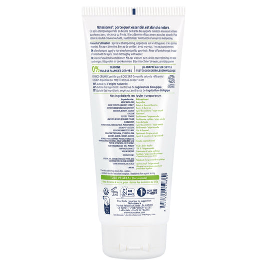 Après-Shampoing Ultra Nourrissant Cheveux Très Secs Frisés et Crépus au Karité Bio et Kératine Végétale LEA NATURE